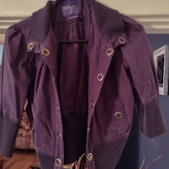 Small Jacket, Purple, Miley Crrus Max Azria - Picture 2 of 2